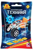 Конструктор. Техника, 12 видов в ассорт, пакет  (32-38дет. )
