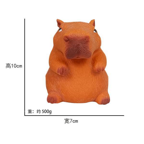 Игрушка-антистресс Капибара (св. корич) с песком, 500 гр