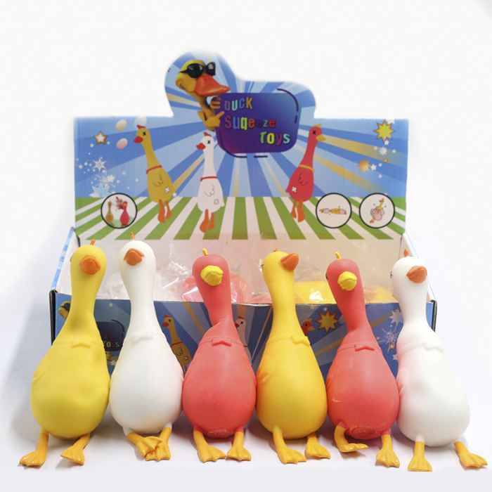 Игрушка-антистресс тянучка Утка 12/1