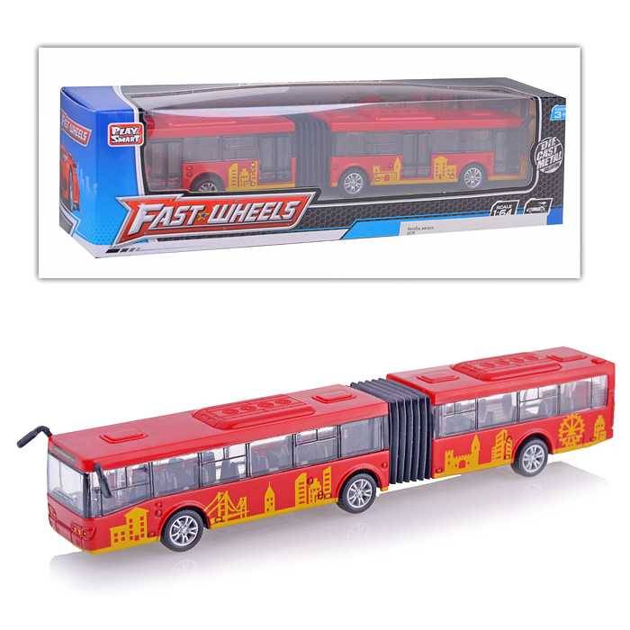 Автобус с гармошкой, металл, PlaySmart