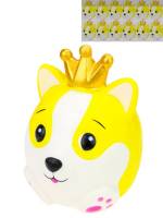 Игрушка-антистресс сквиши Собака с короной 11х8,5 см