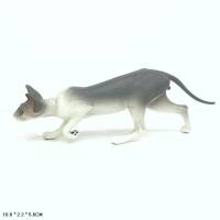 Фигурка кошка породы Сфинкс крадущ, 16 см