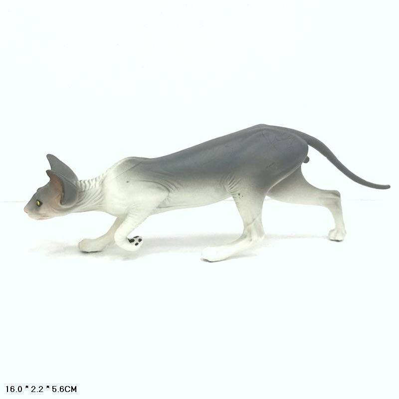 Фигурка кошка породы Сфинкс крадущ, 16 см