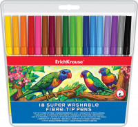 Фломастеры Super Washable 18 цветов