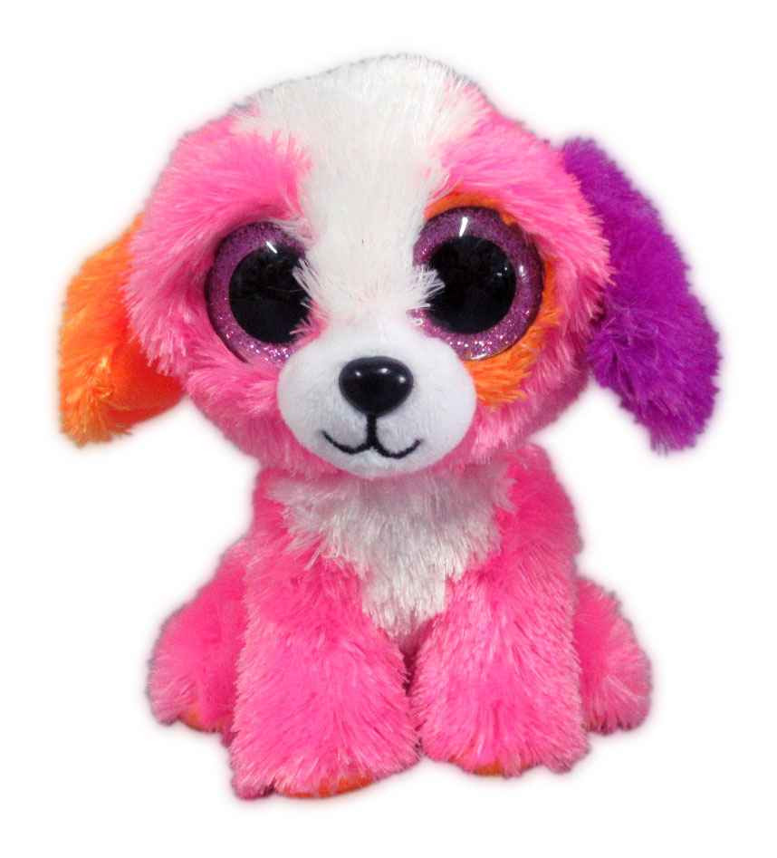 Собачка розовая, 15 см игрушка мягкая