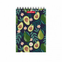 Блокнот на спирали Avocado Dusk, А6, 60 листов, клетка
