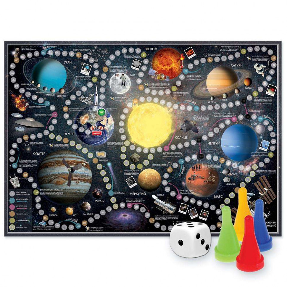 Игра-ходилка Солнечная система,59*42см