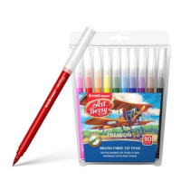 Фломастеры-кисточки ArtBerry Easy Washable,10 цветов