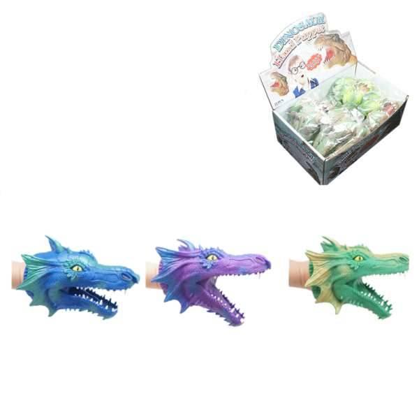 Игрушка-перчатка "Дракон" 2 цвета, 12шт бокс