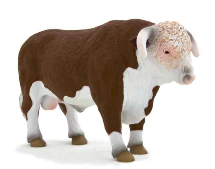 Фигурка Mojo Херефордский бык, 15 см