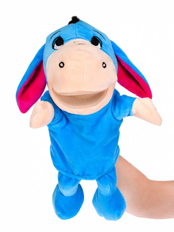 Мягкая игрушка на руку Осел 28 см