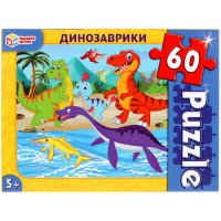 Пазл Динозаврики 60 дет в кор.