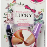 Lucky набор Помада, меняющая цвет на розовый, базовый цвет: сиреневый+ лак  Фиолетовый с блесткам
