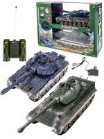 Танковый бой на р/у, аккум, 2 танка 1:24