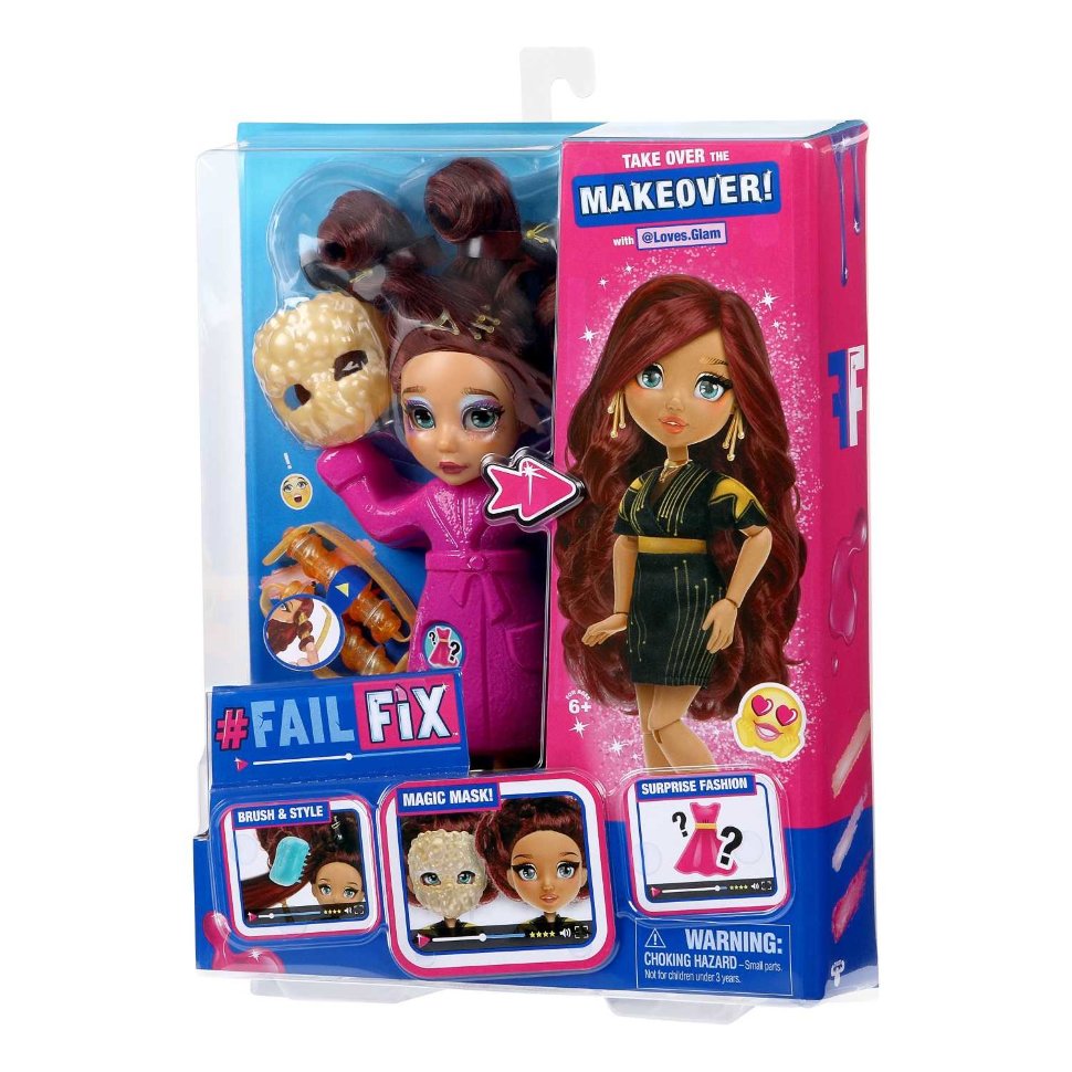 ФейлФикс Игровой набор кукла 2в1 Лавс Глэм с акс.TM FAILFIX