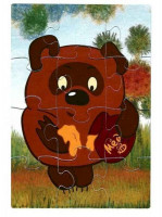 Пазл мягкий Винни Пух-2, 12 эл
