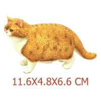 Фигурка рыжий котик толстый 12 см