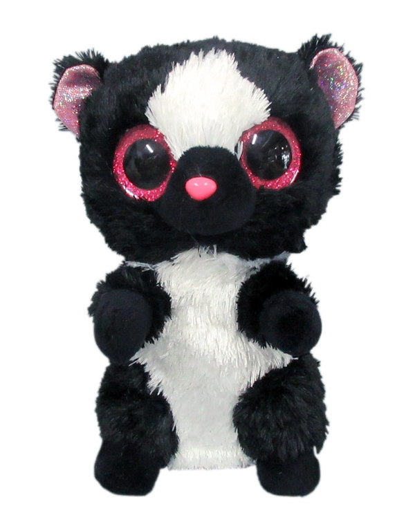 Скунс черный,15 см игрушка мягкая