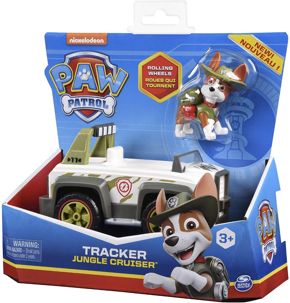 Paw Patrol Машинка с фигуркой Треккером