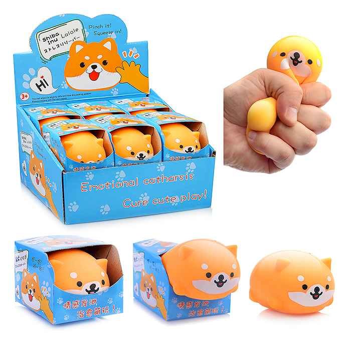 Игрушка-Антистресс мялка Корги в коробке