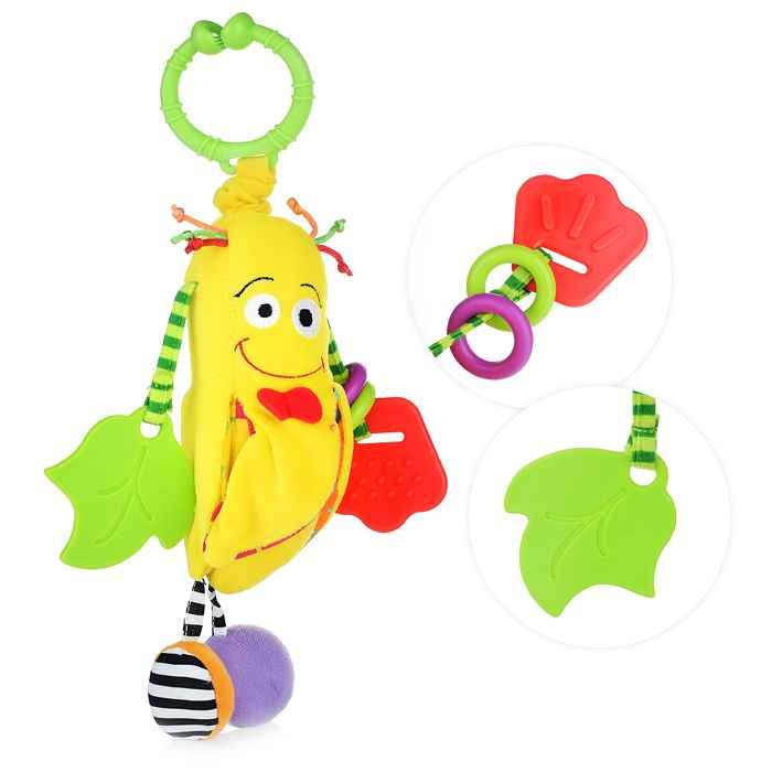 Развивающая игрушка погремушка подвес Банан
