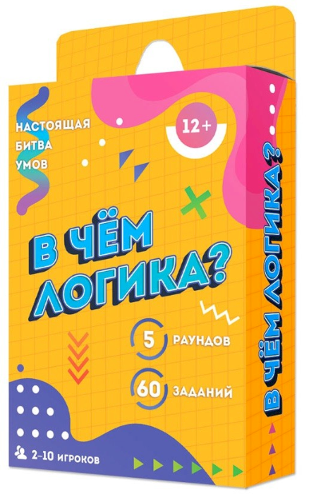 Игра настольная В чём логика? 60 карточек. 8х12 см.