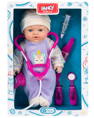Кукла-пупс Малыш с набором доктора