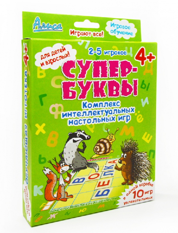 Игра настольная Супер-Буквы