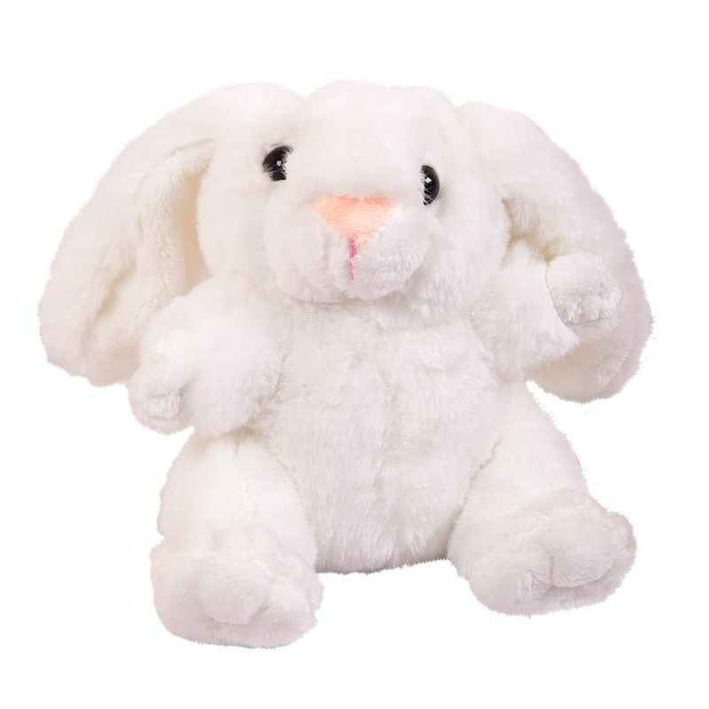Кролик белый, 17 см