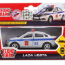 Технопарк LADA VESTA полиция, металл., 12см, открыв. двери Технопарк LADA VESTA полиция, металл., 12см, открыв. двери