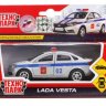 Технопарк LADA VESTA полиция, металл., 12см, открыв. двери Технопарк LADA VESTA полиция, металл., 12см, открыв. двери