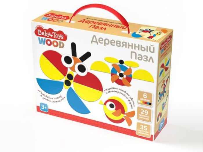 Пазл деревянный 29 эл Baby Toys