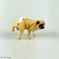 Фигурка Писающий Мопс, кор 8,5 см