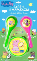 Муз инструменты Бубен и маракасы на блистТМ Peppa Pig