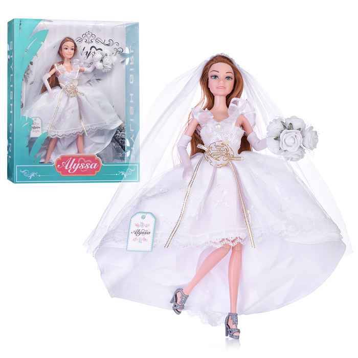 Кукла шарнирная Невеста 28 см