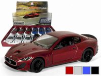Машина металл 1:38 Maserati Gran Turismo, диспл/12шт