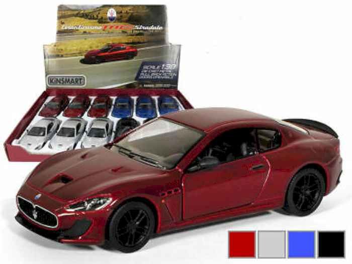 Машина металл 1:38 Maserati Gran Turismo, диспл/12шт