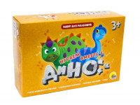 Игра настольная Играем вместе с Дино, с раскраской, пазлами и книжкой