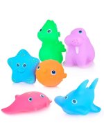 Набор игрушек для купания малышей / Игрушки для ванной / Игрушки для купания