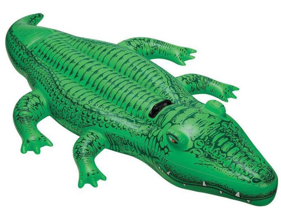 Надувной плот Крокодил 168х86см