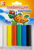 Луч Пластилин "Плавающий" 6 цв.