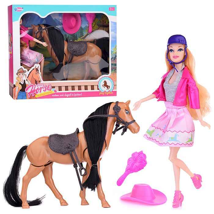Кукла с лошадью и аксессуарами