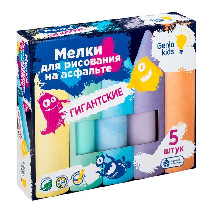 Мелки супергигант 5 шт