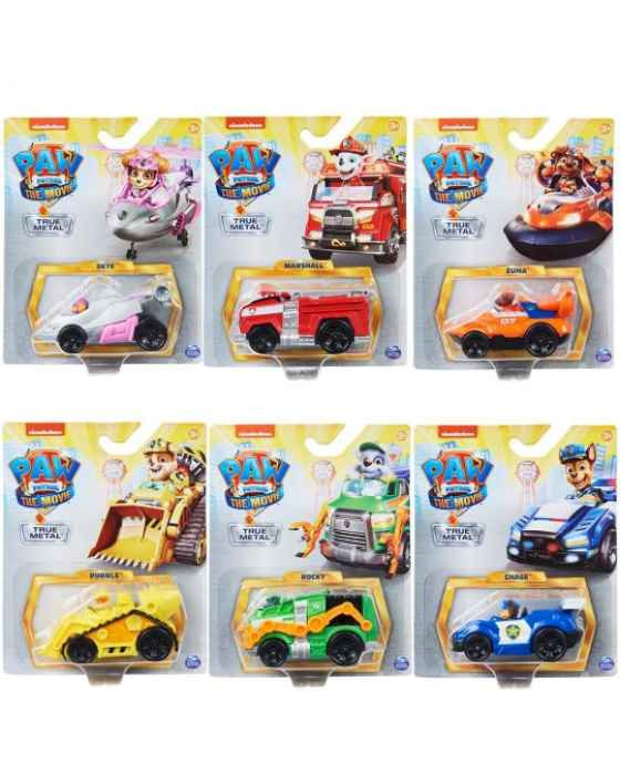Paw Patrol Базовые машинки дайкаст Кино