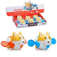 Заводная плавающая игрушка Корги в круге