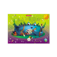 Альбом для рисования Cosmic Monsters А5, 30 листов