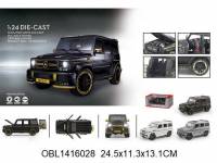 Модель 1:24 Mercedes G, металл, свет, звук, в кор