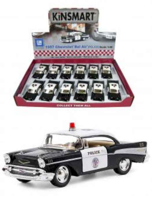 Машина металл Chevrolet Bel Air Police диспл/12