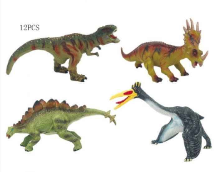 Фигурка динозавра большая в ассортименте 12шт бокс