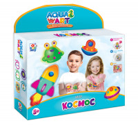 Aqua art Создай фигурку из геля Космос(6 форм, 5 красок, цв. камешки)